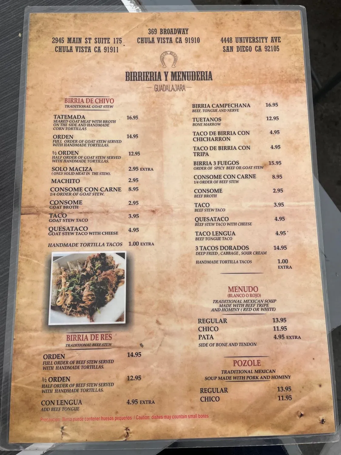 Menu 4