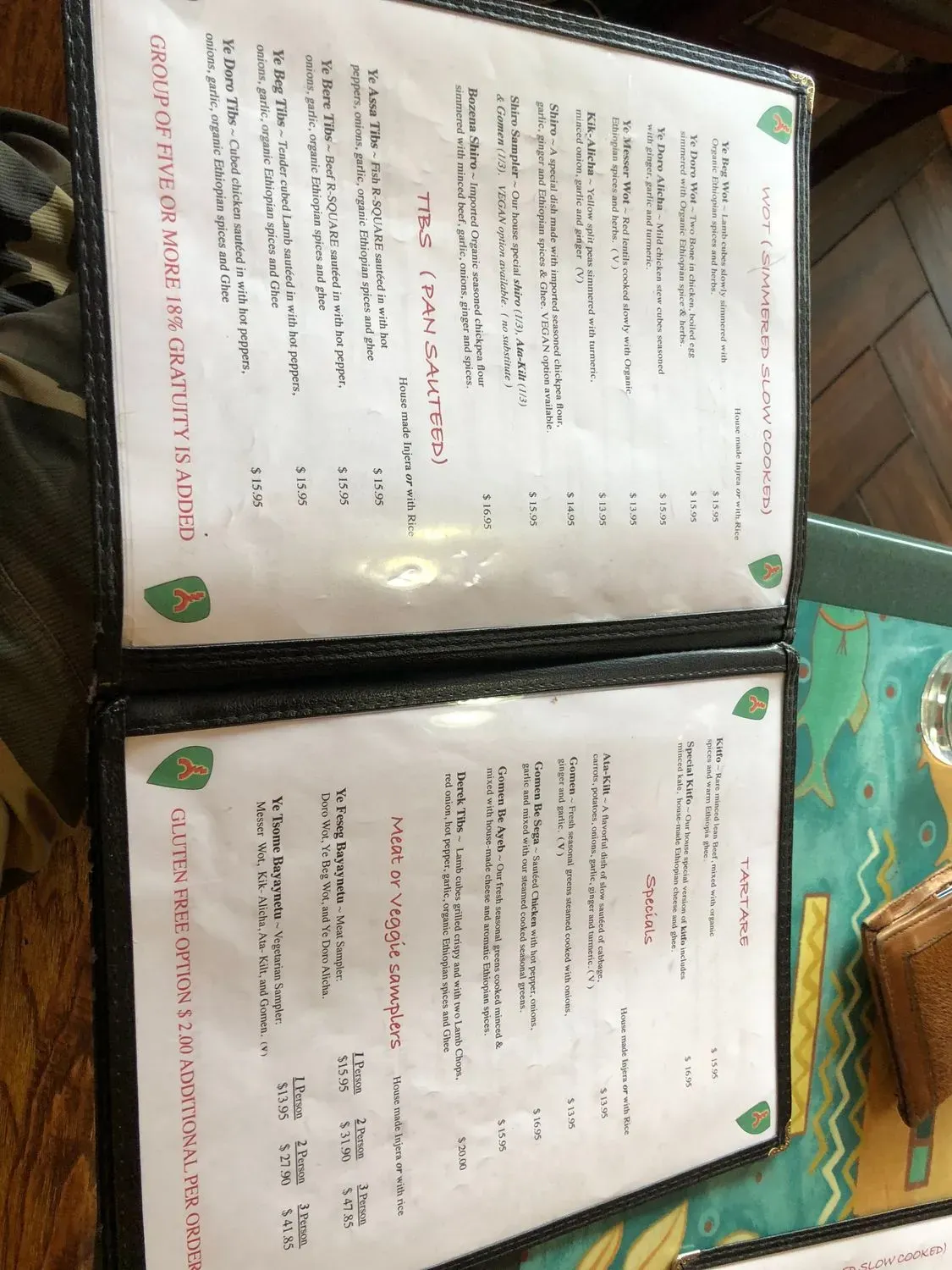 Menu 6