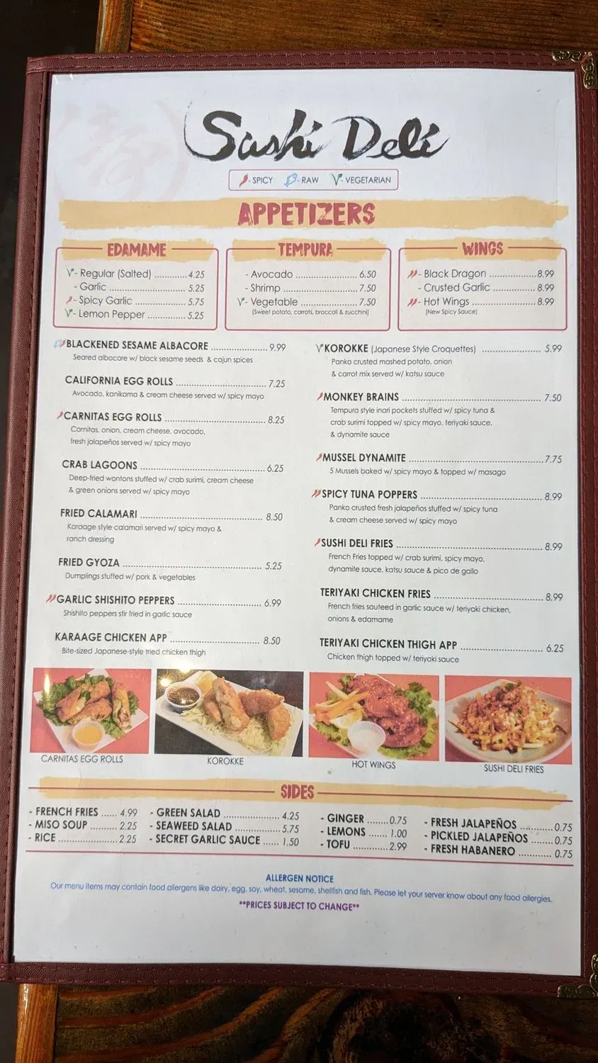 Menu 2