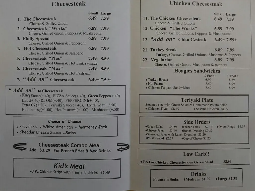 Menu 4