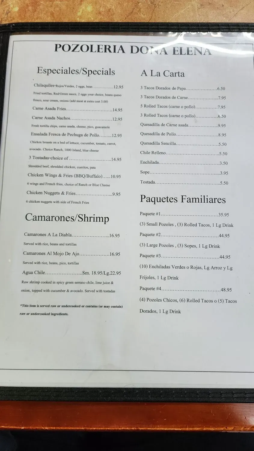 Menu 4