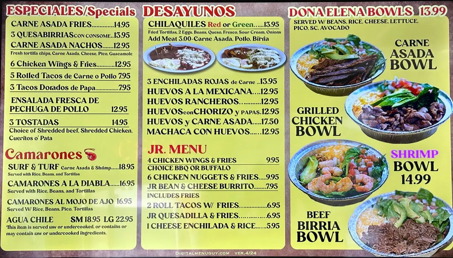 Menu 2