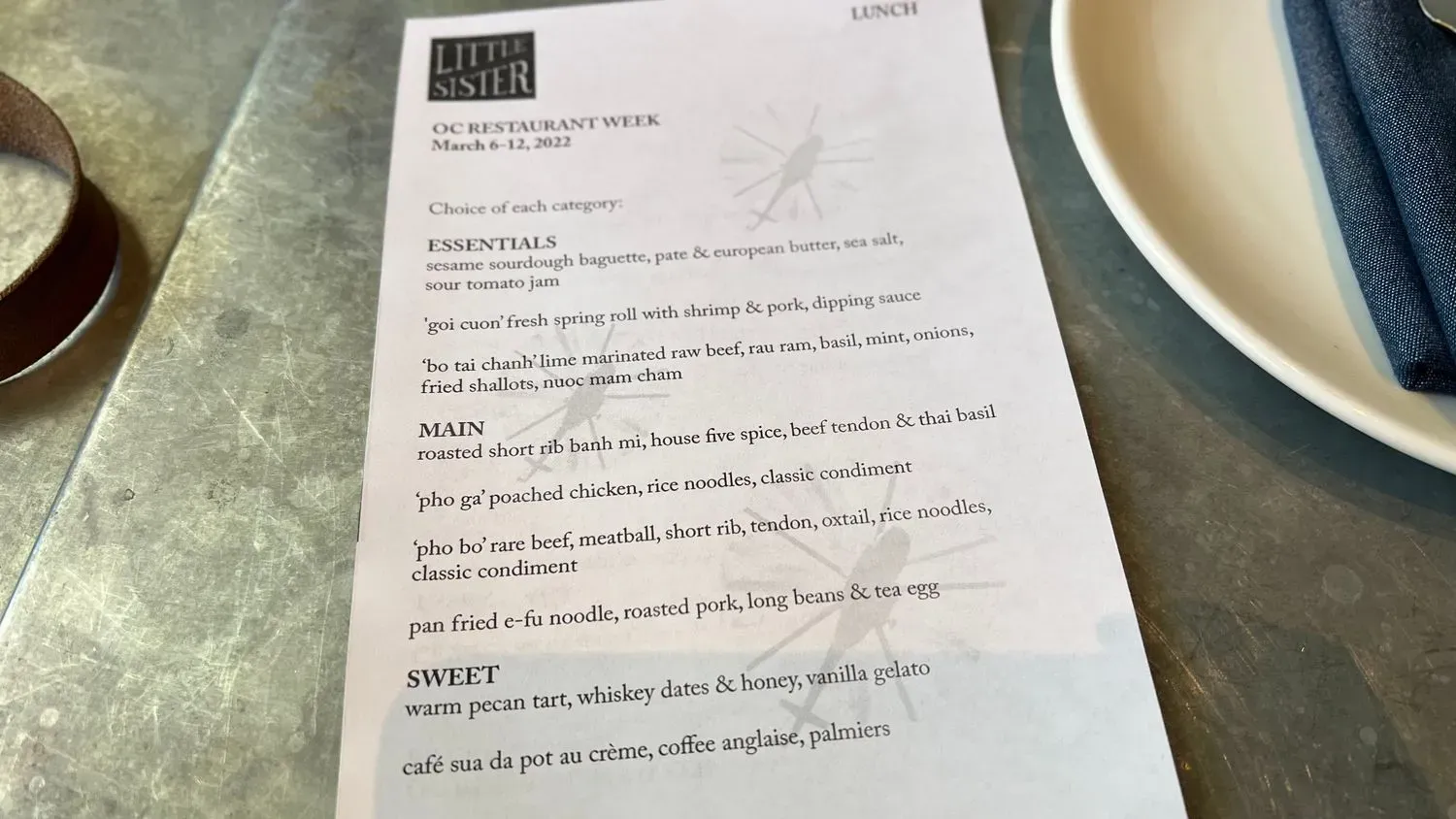 Menu 5