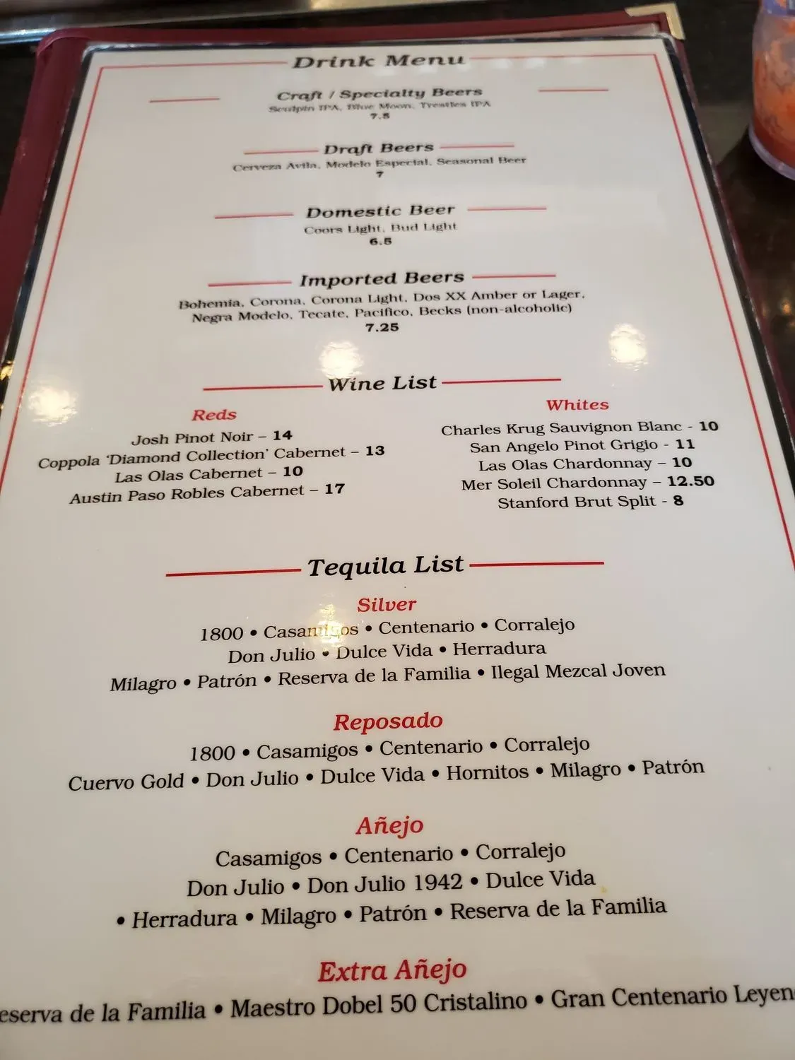 Menu 2