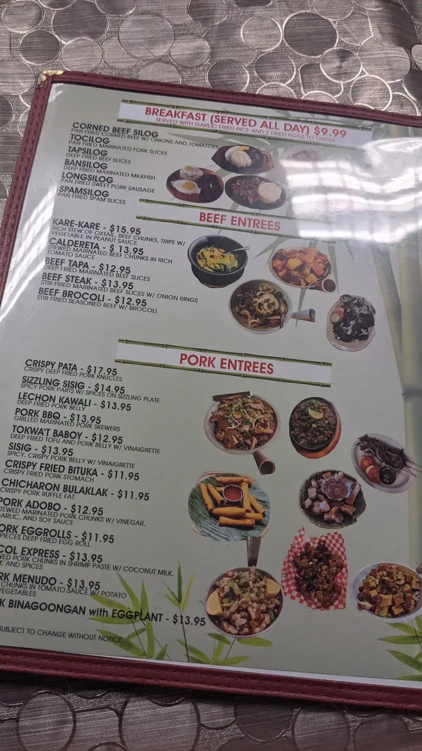 Menu 4