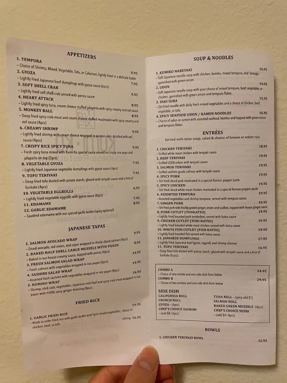 Menu 4