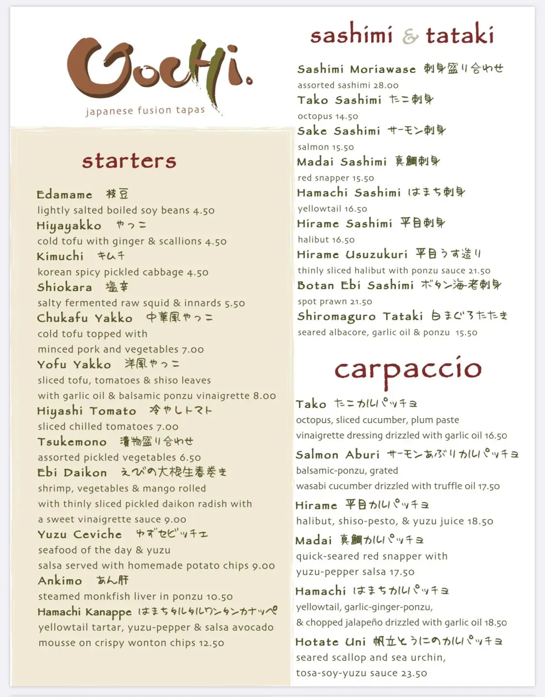 Menu 6