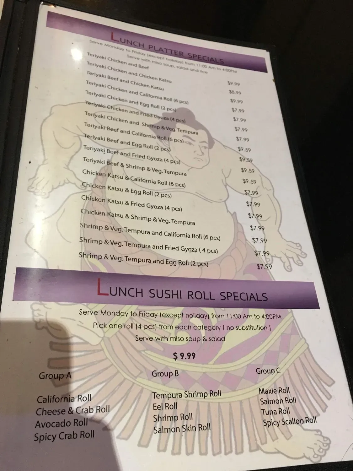 Menu 4