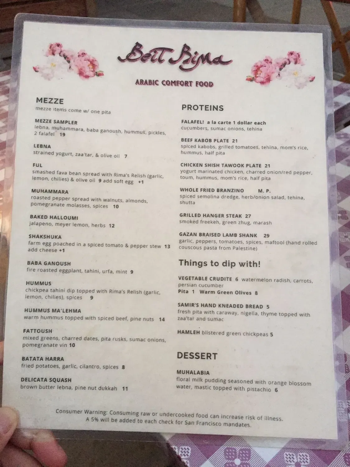 Menu 4