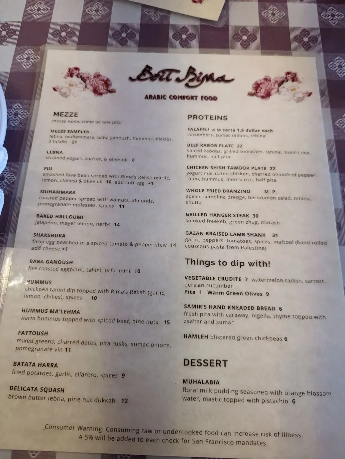 Menu 2