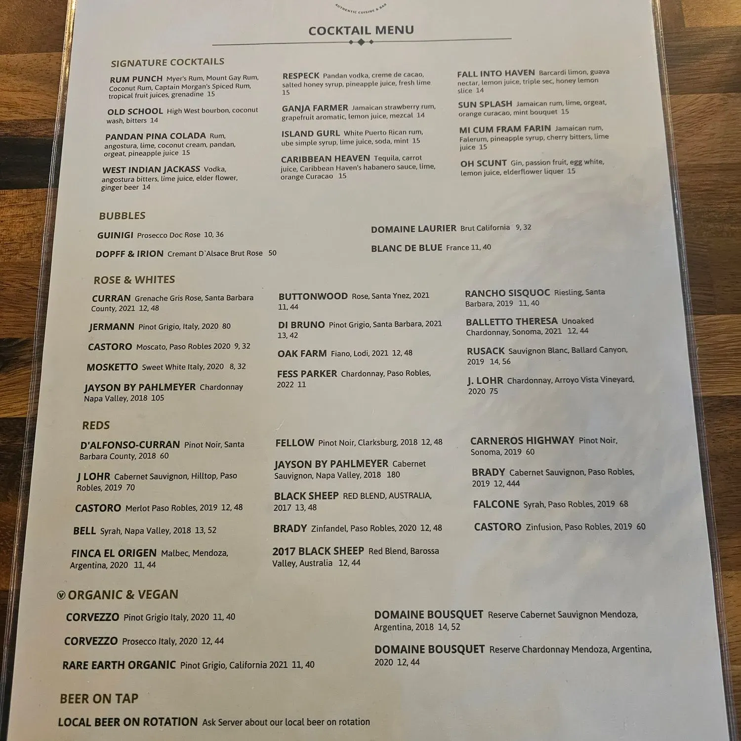 Menu 3