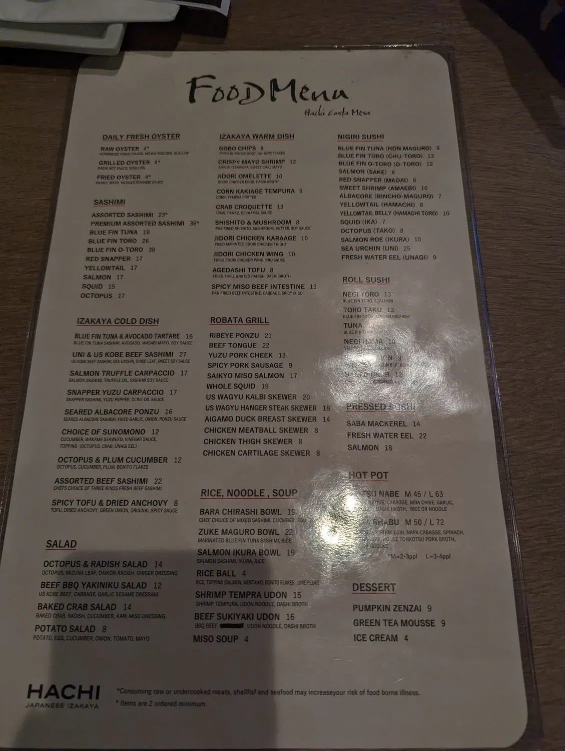 Menu 6