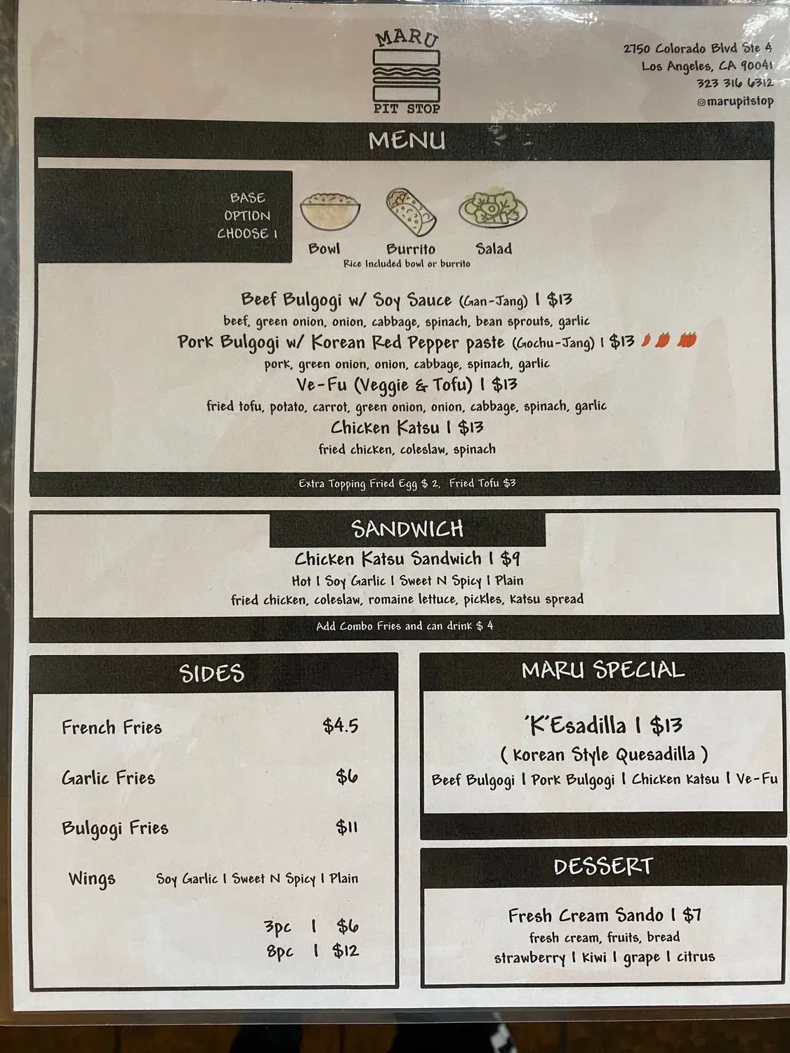 Menu 2