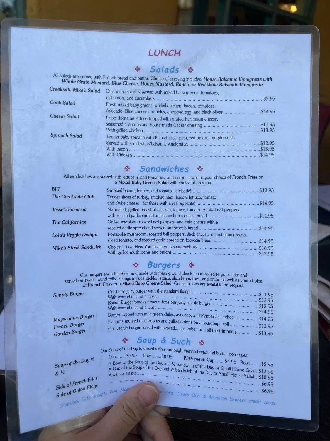 Menu 4