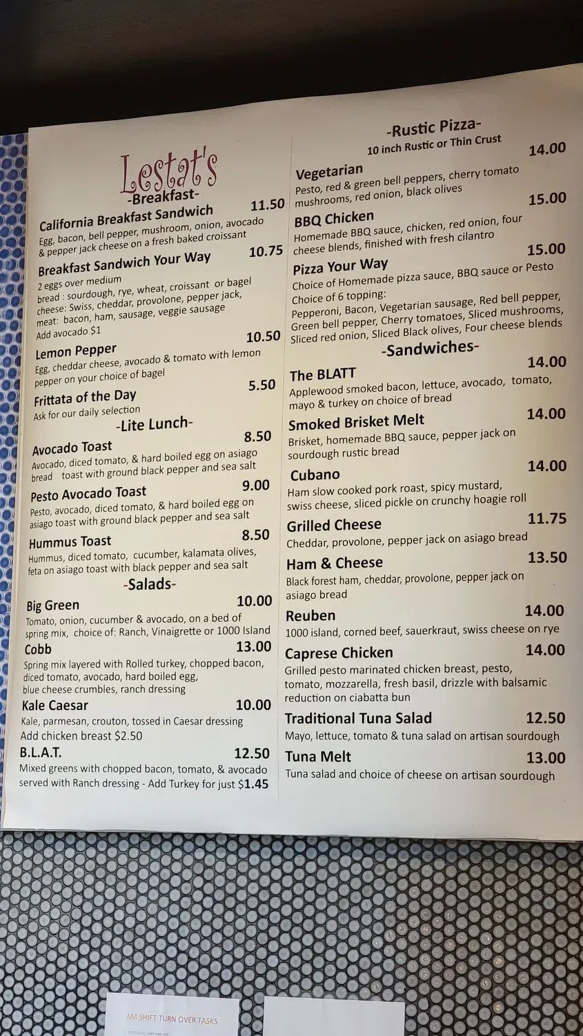 Menu 6