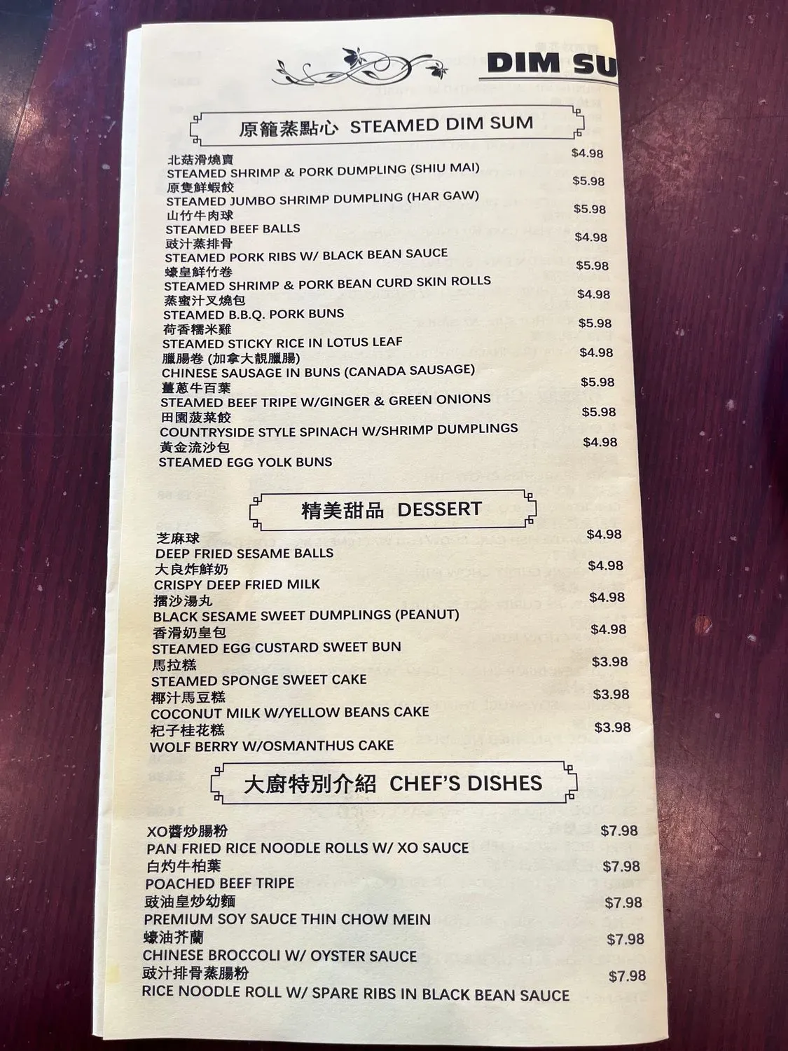 Menu 3