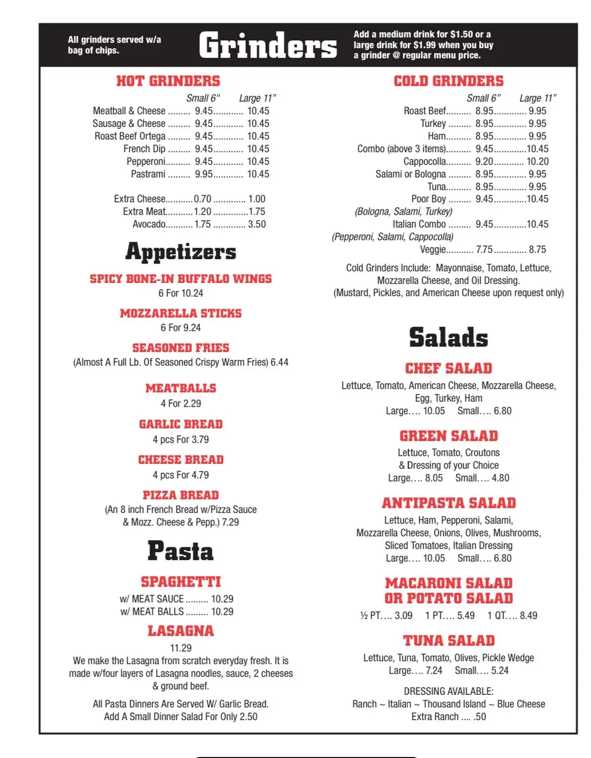 Menu 2