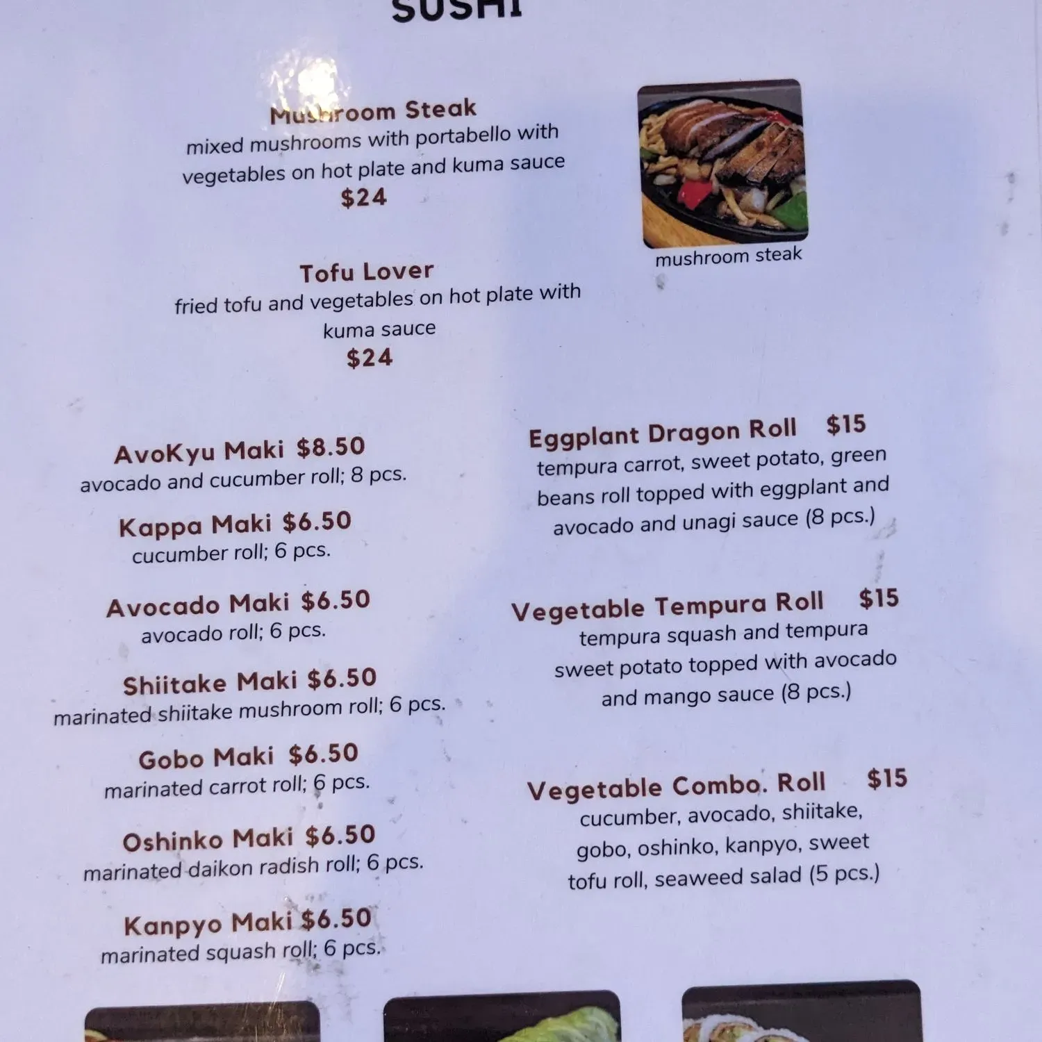 Menu 2