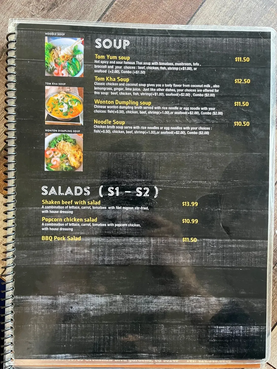 Menu 5