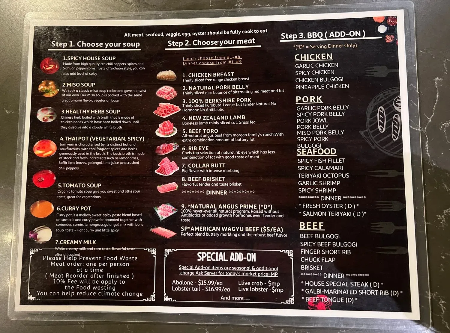 Menu 4