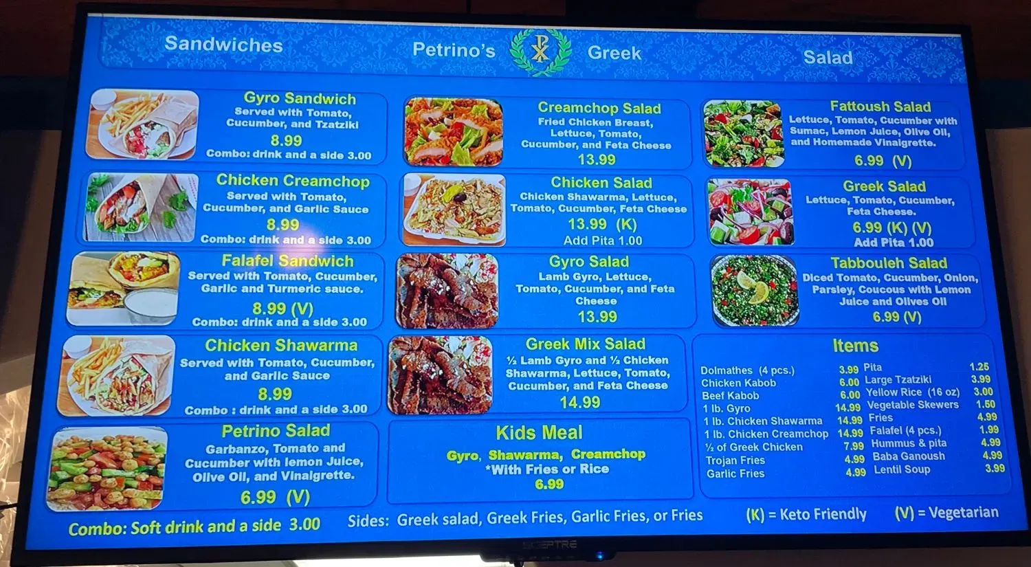 Menu 4