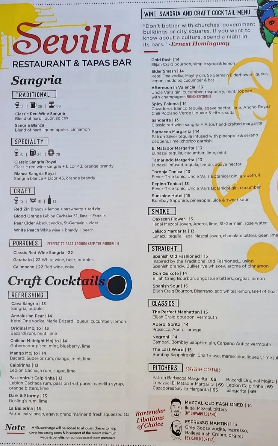 Menu 5