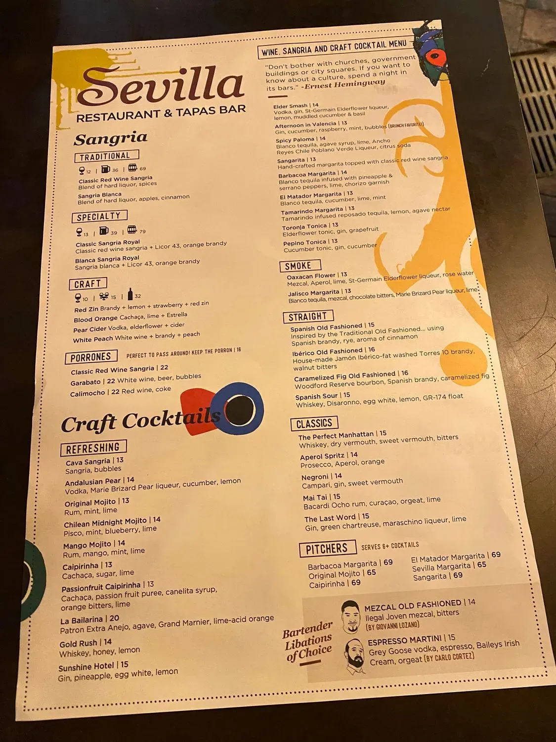 Menu 2