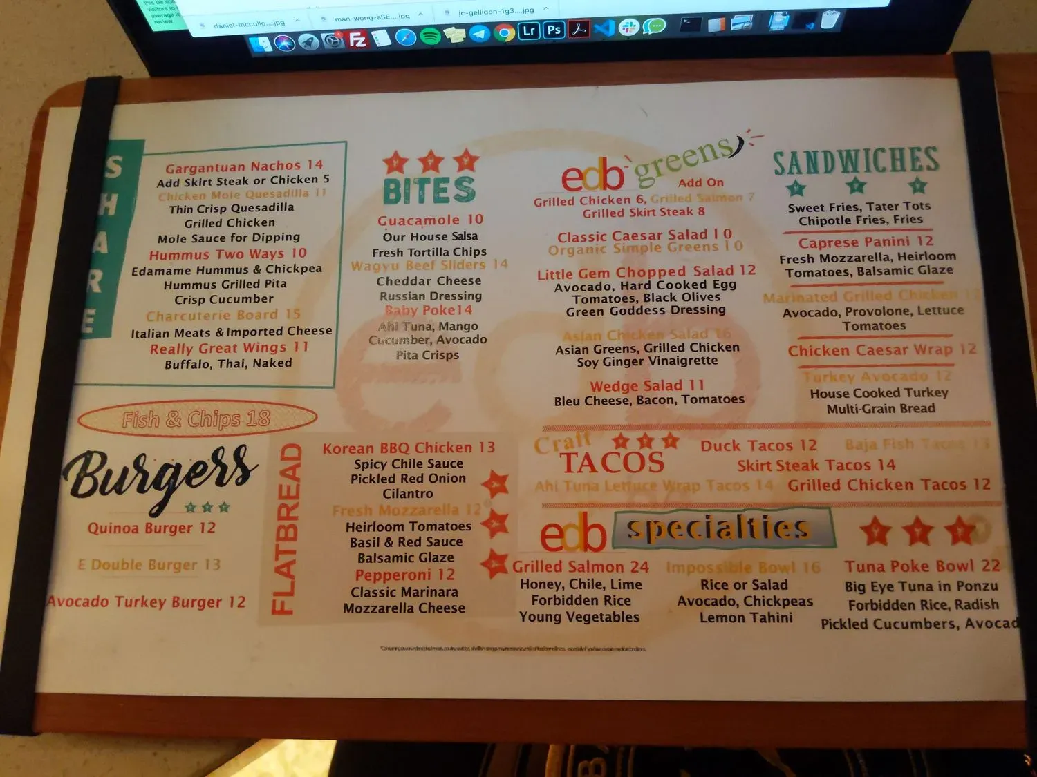 Menu 4