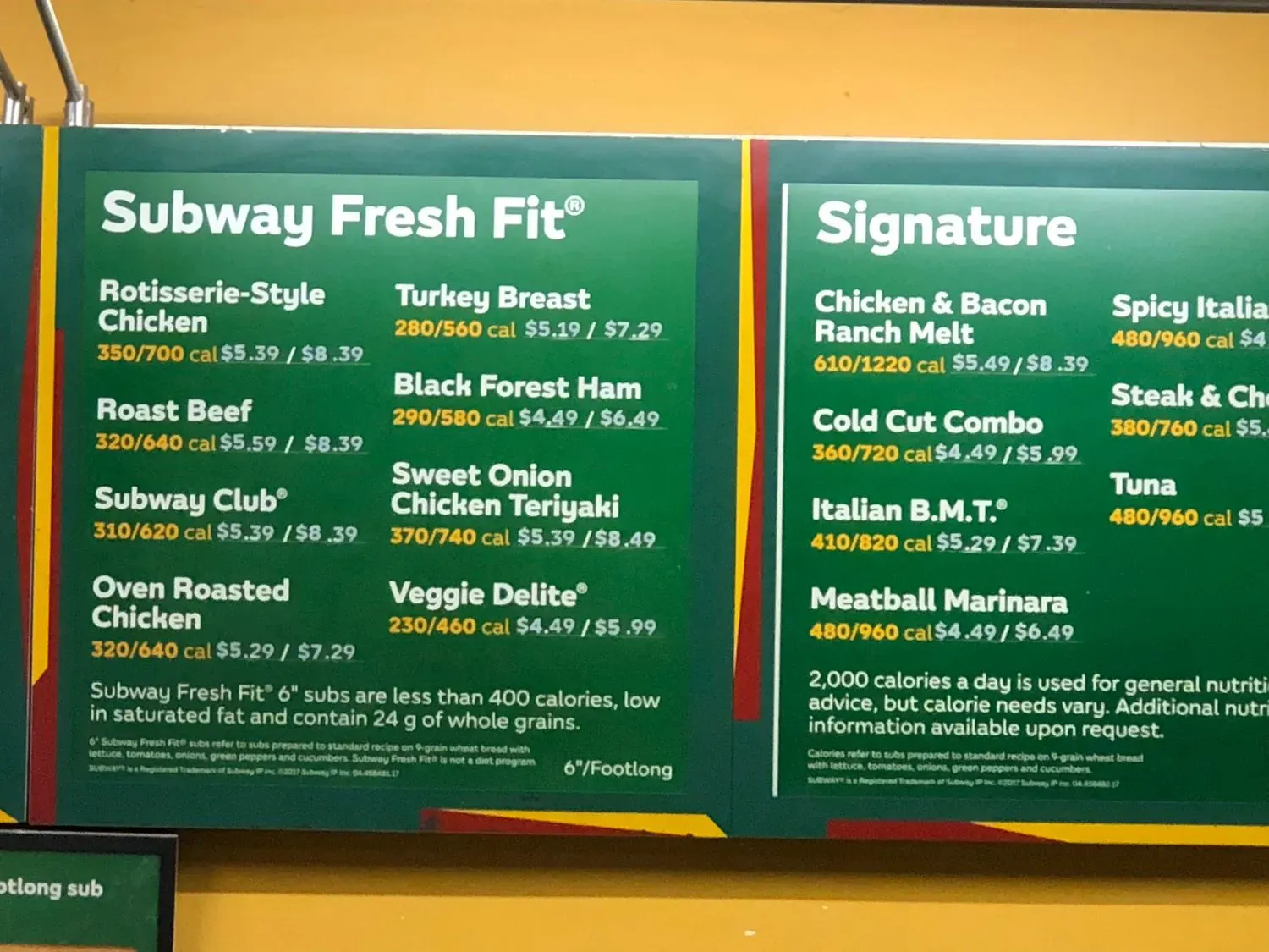 Menu 2