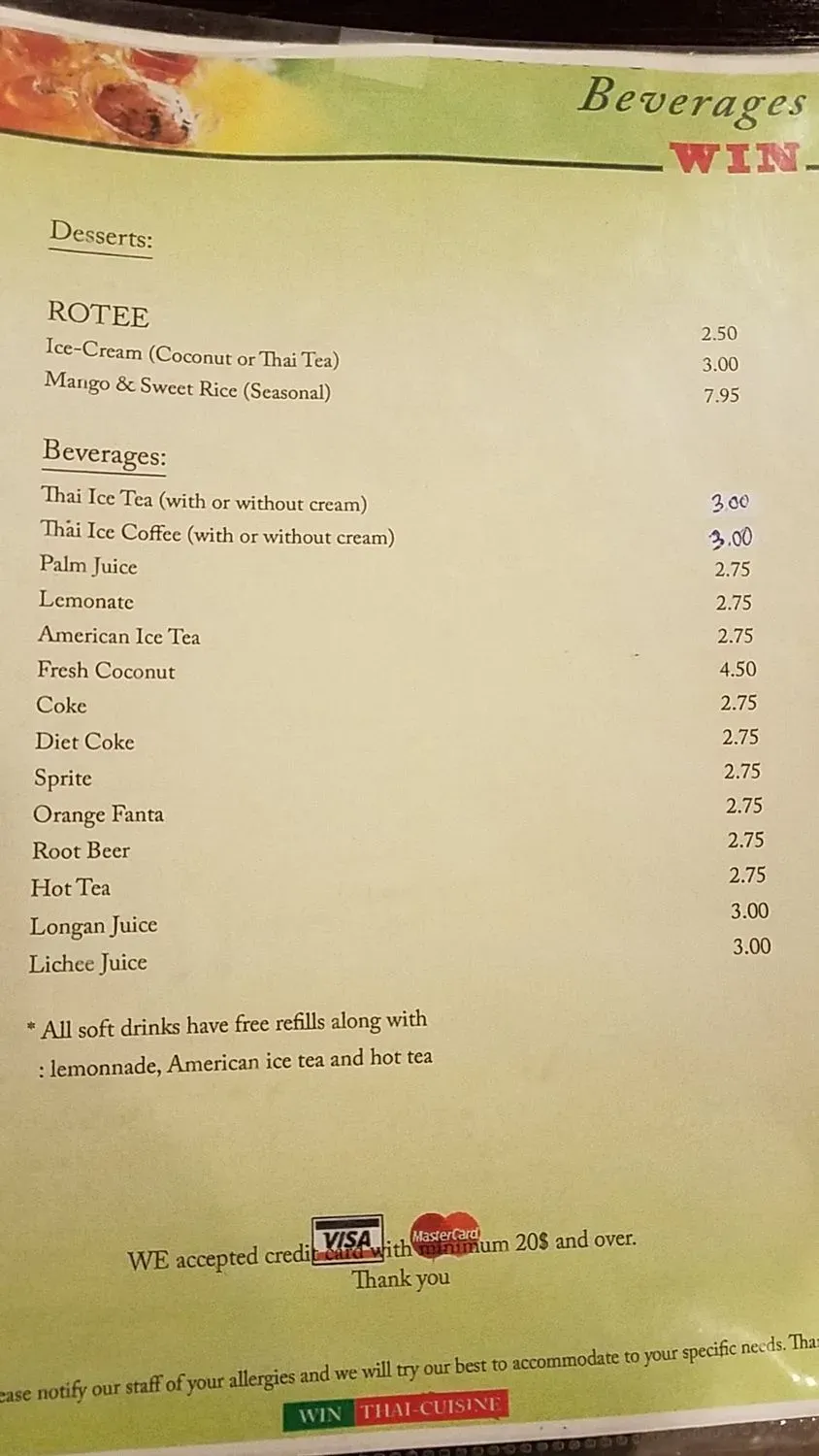 Menu 6