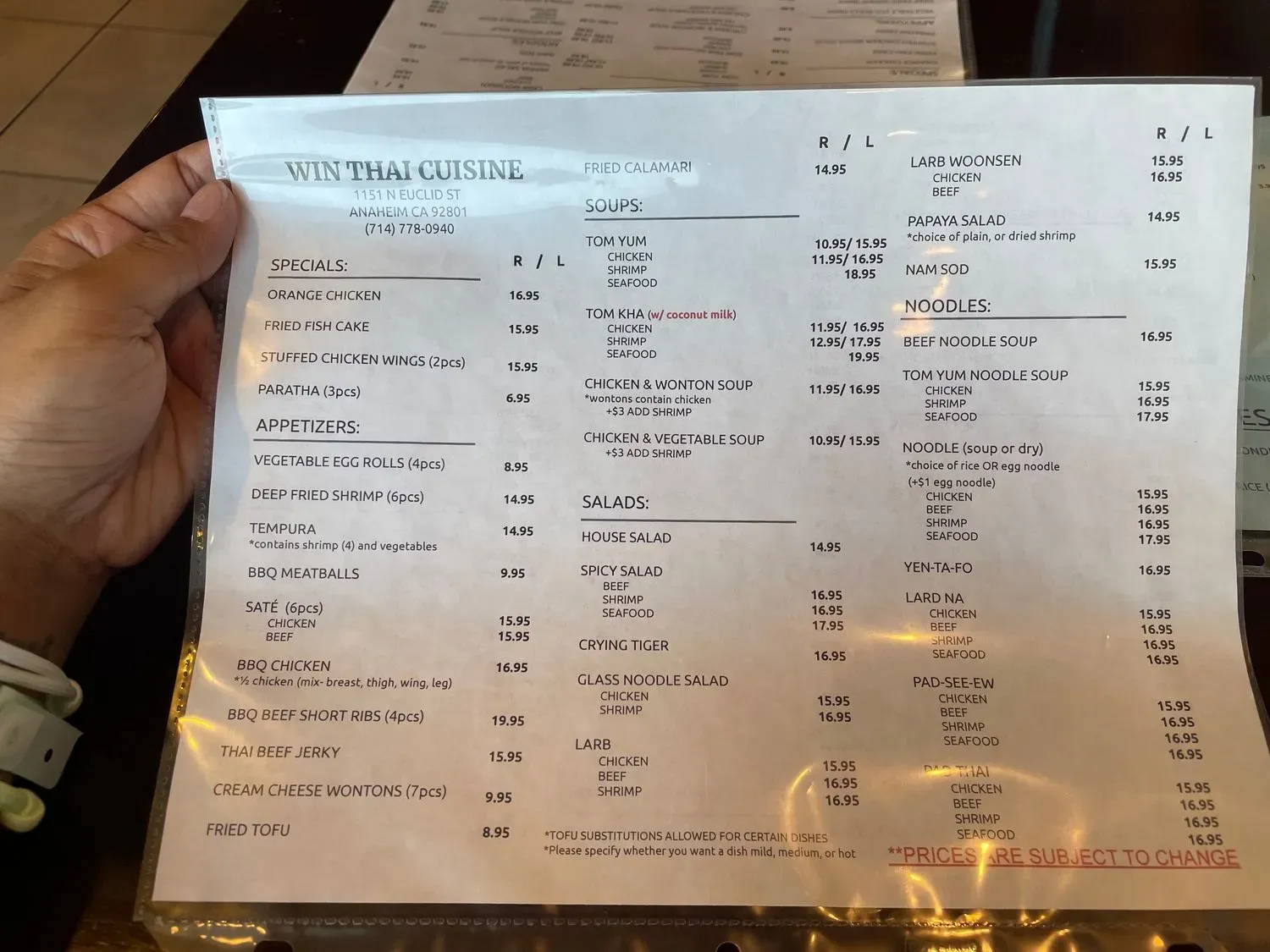 Menu 3