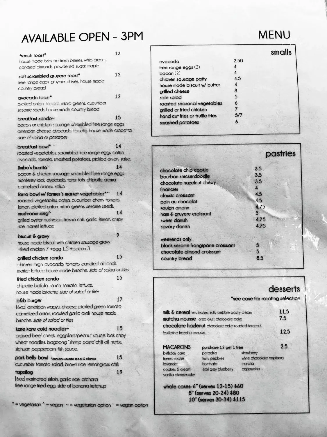 Menu 4