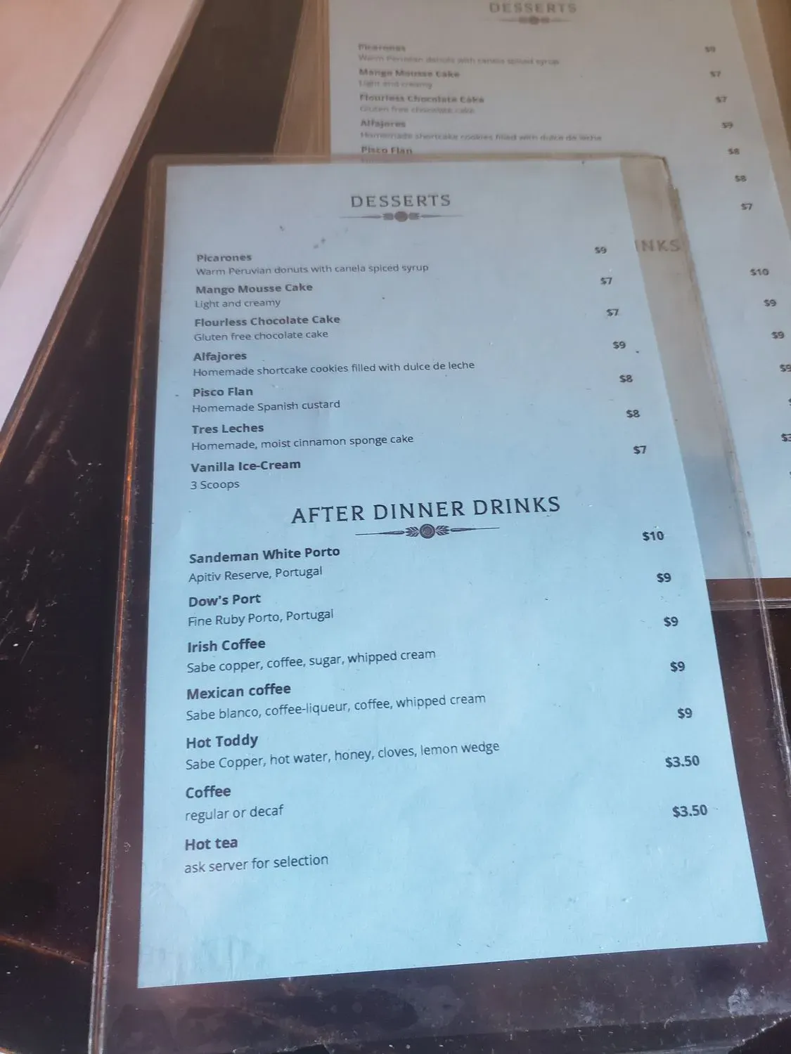 Menu 5