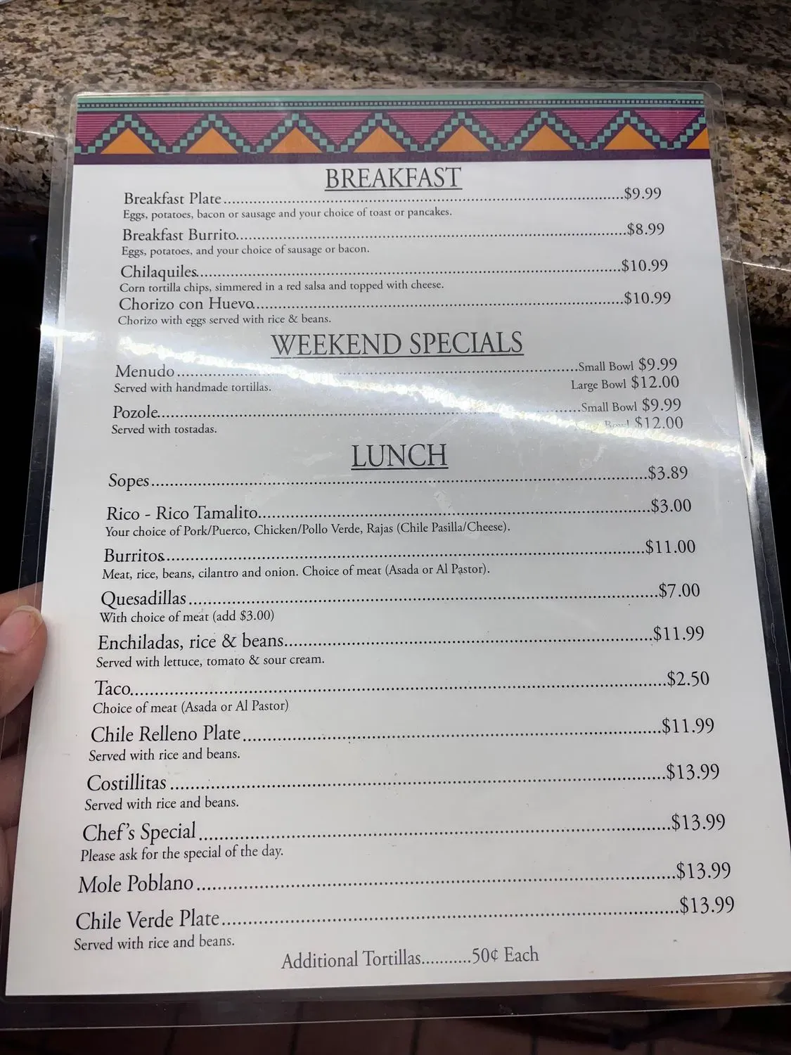 Menu 3