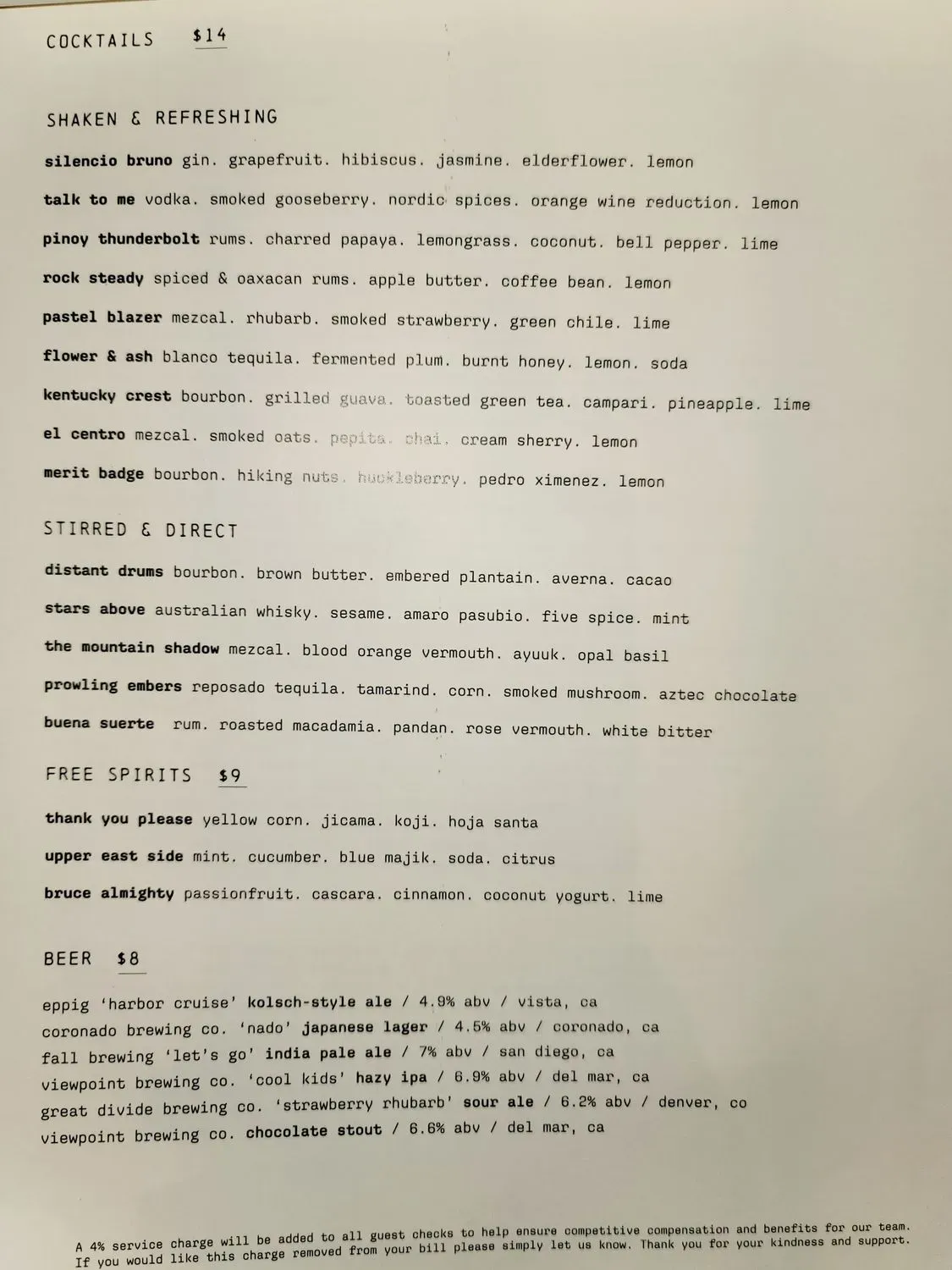 Menu 5