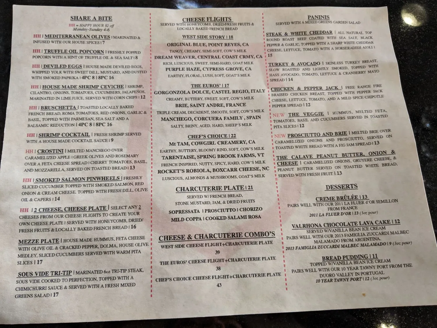 Menu 4