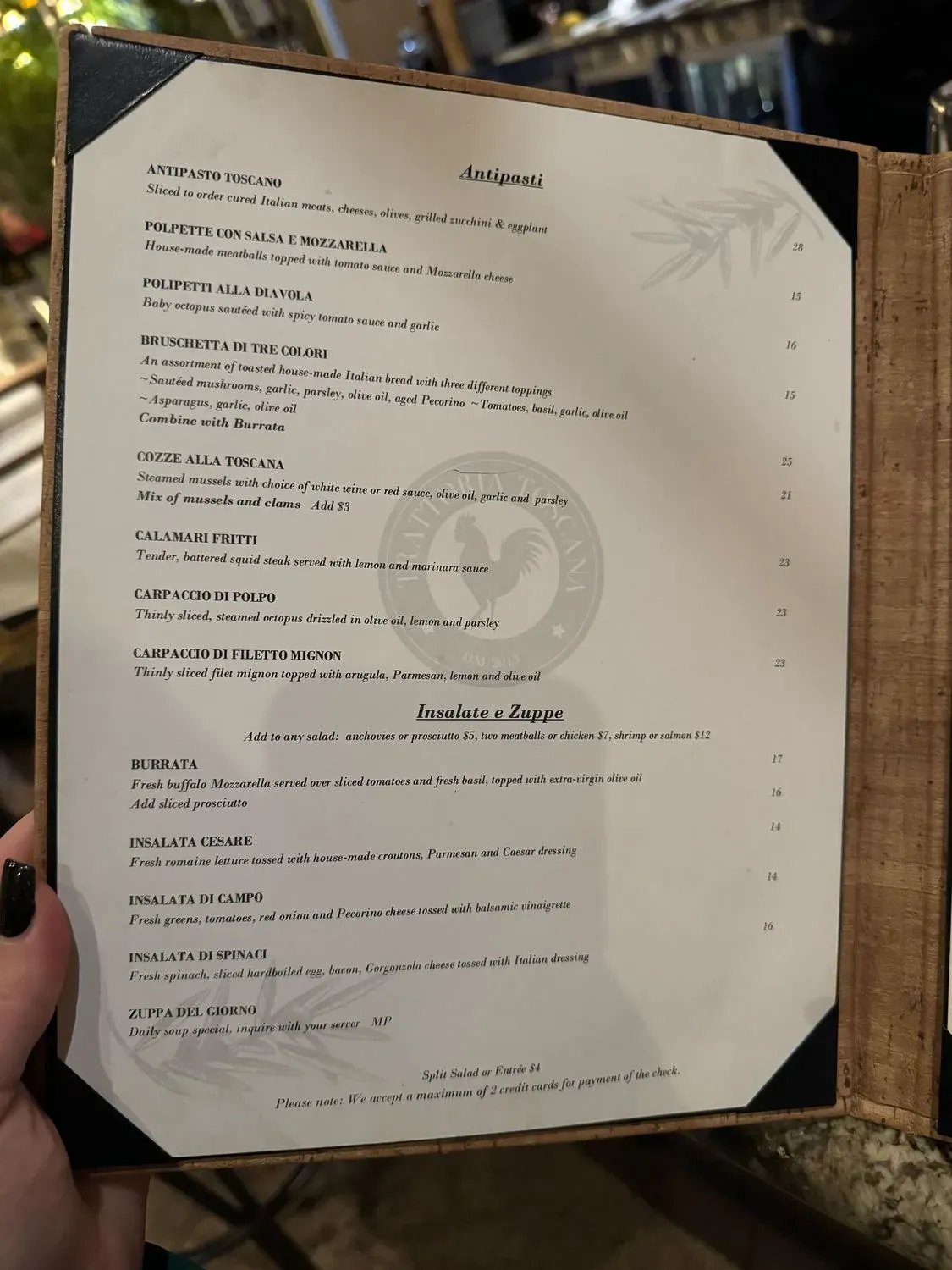 Menu 5