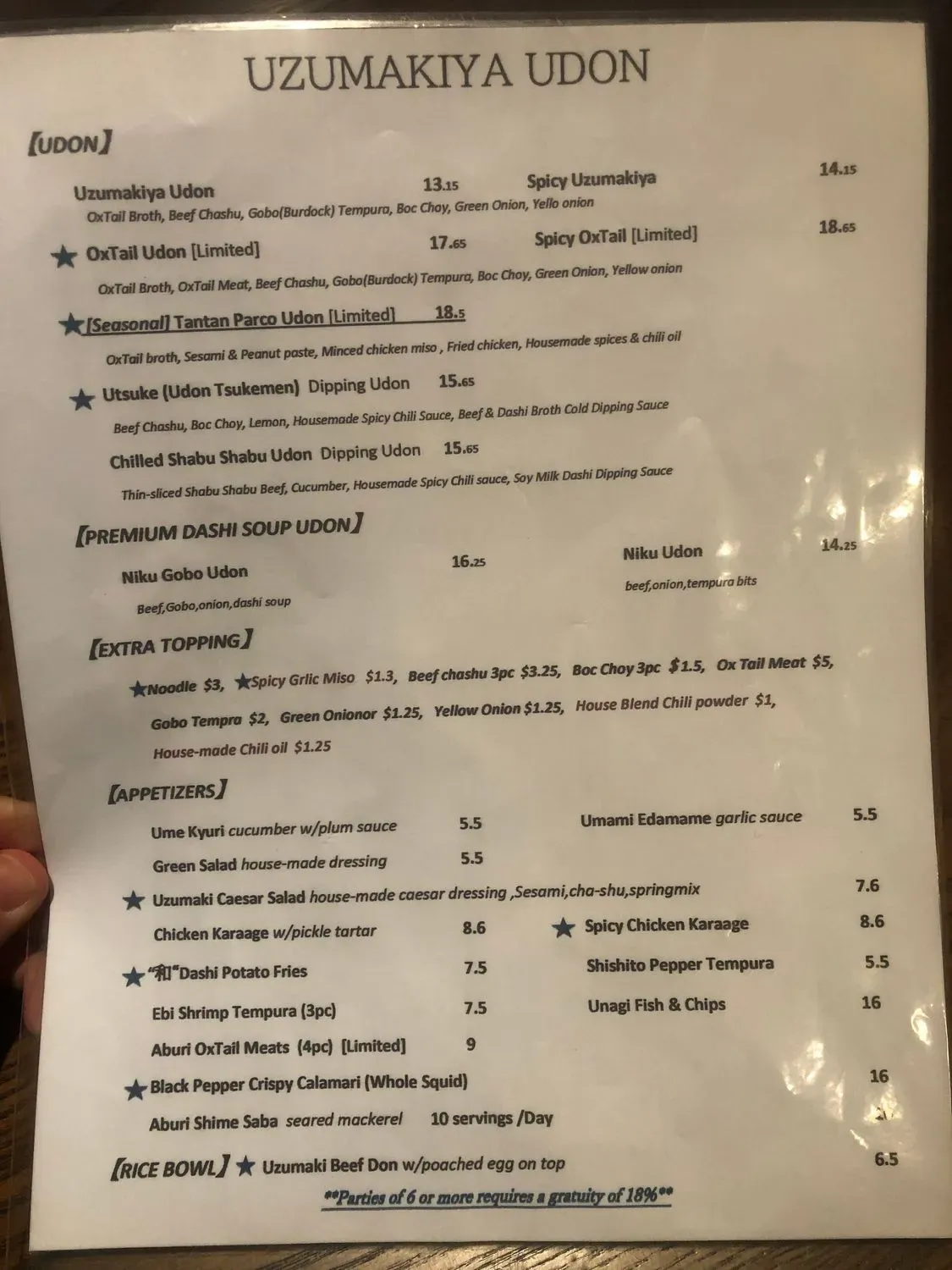 Menu 4