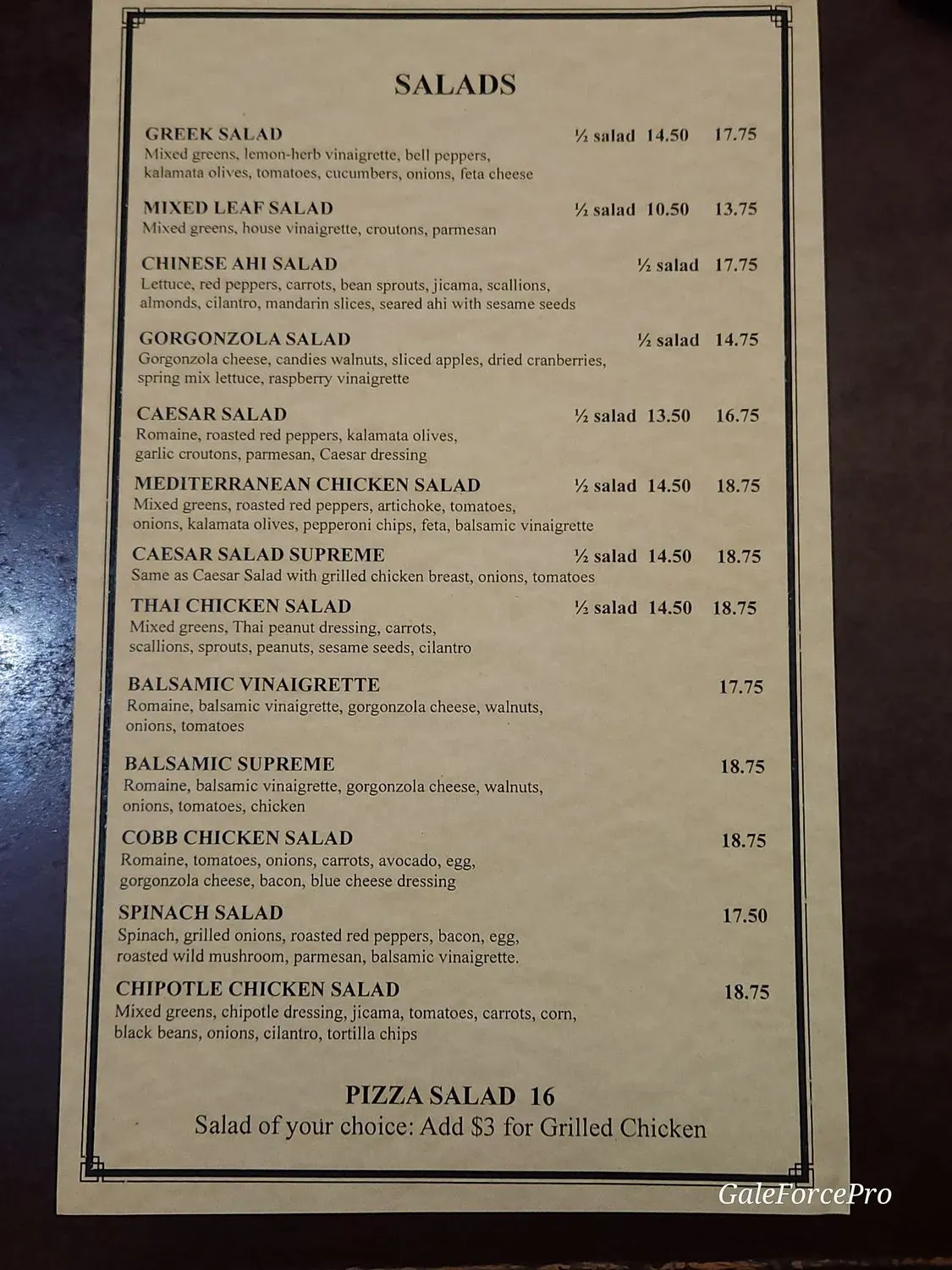 Menu 6