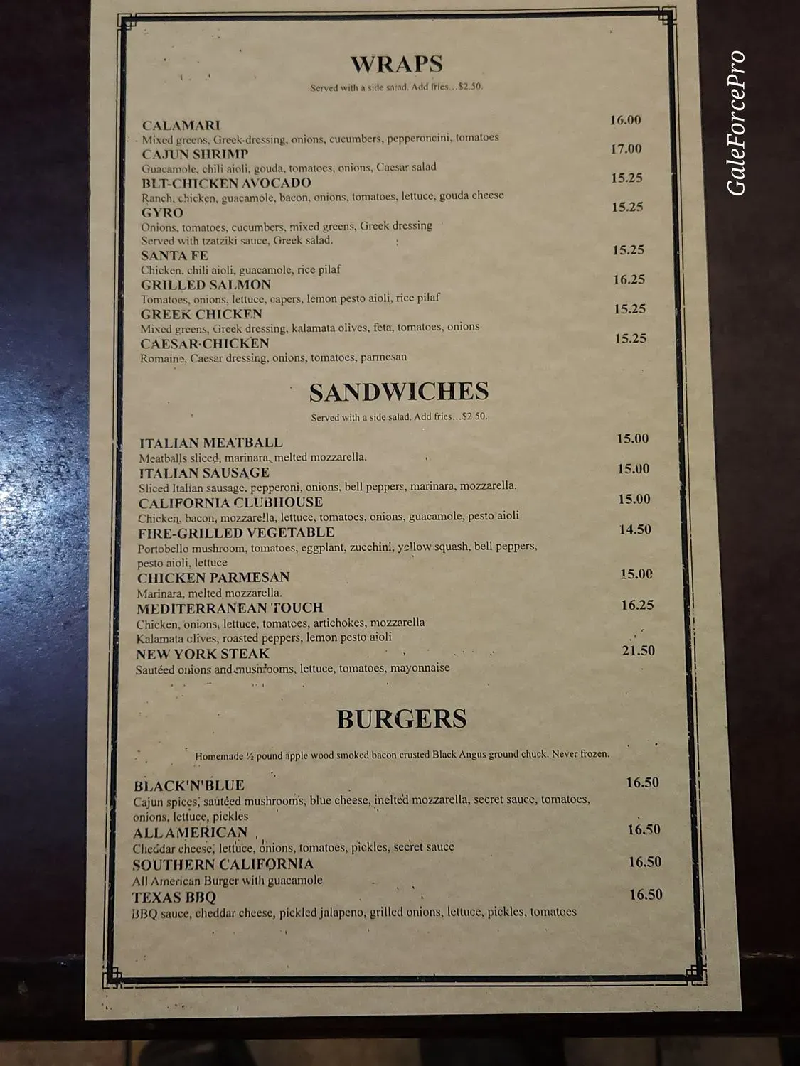 Menu 3