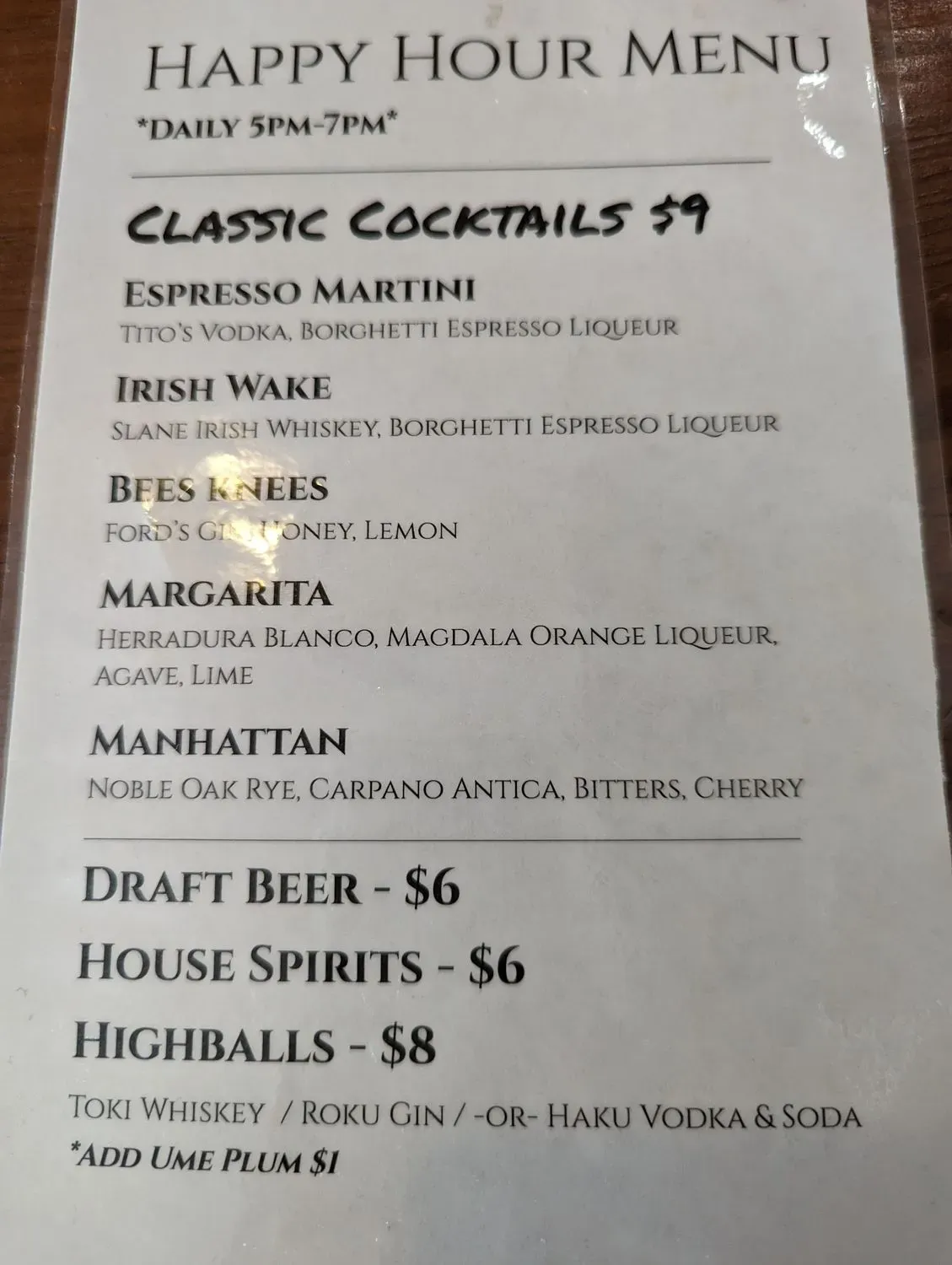 Menu 4