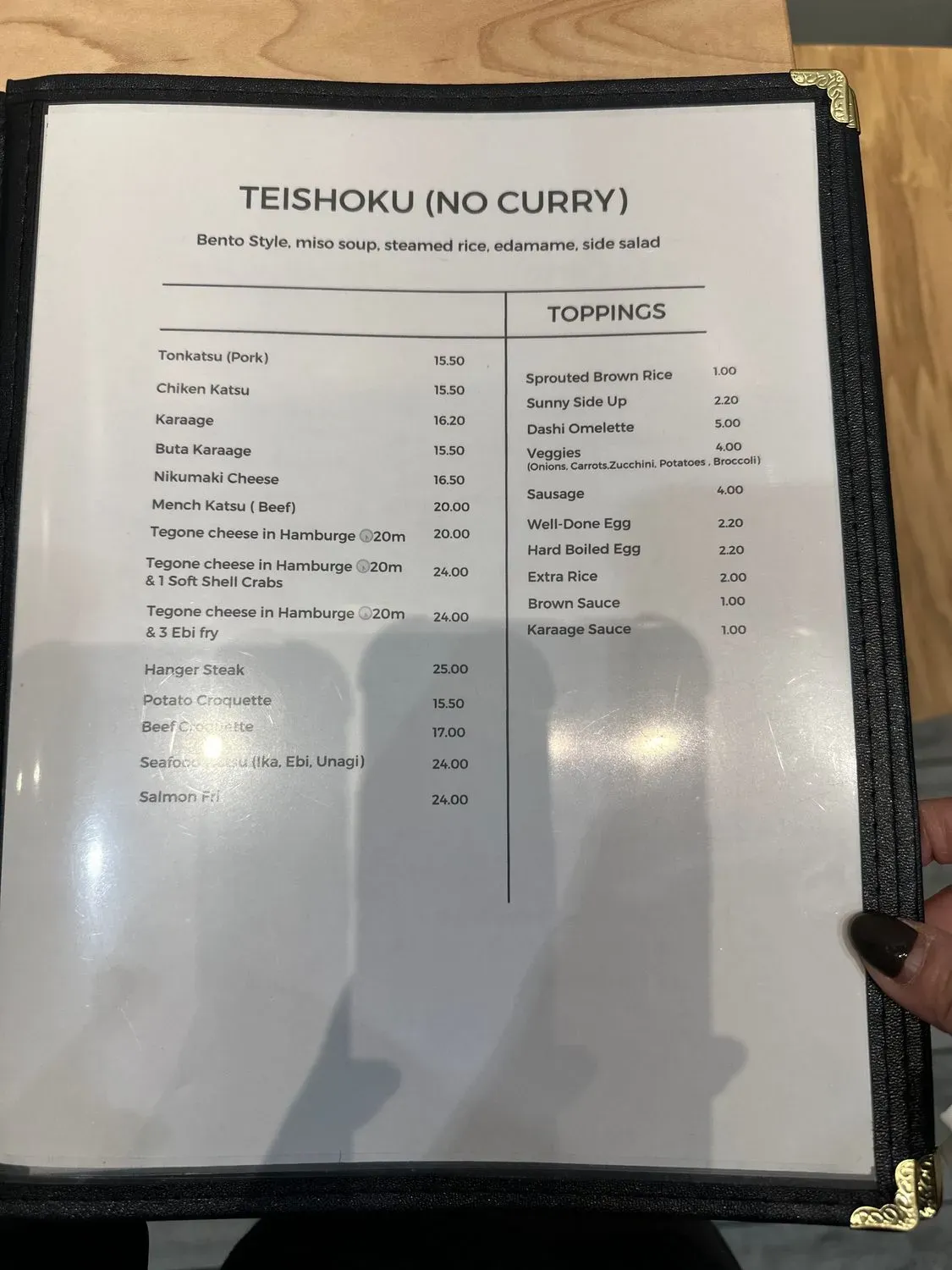 Menu 6