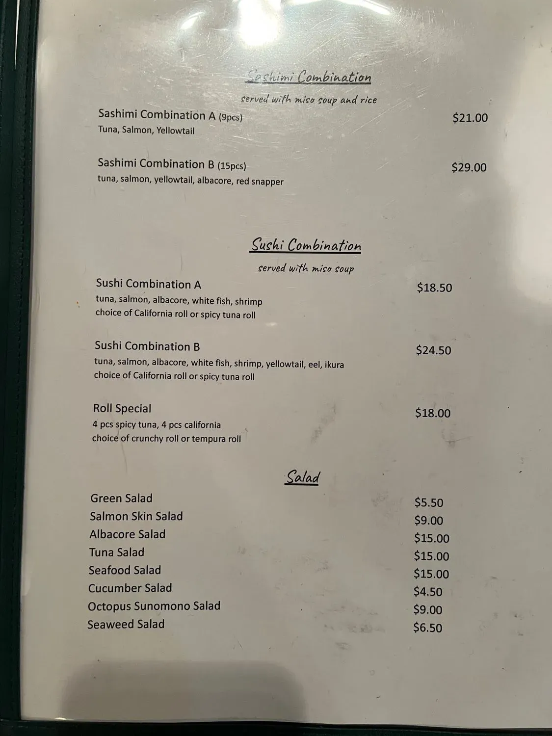 Menu 5