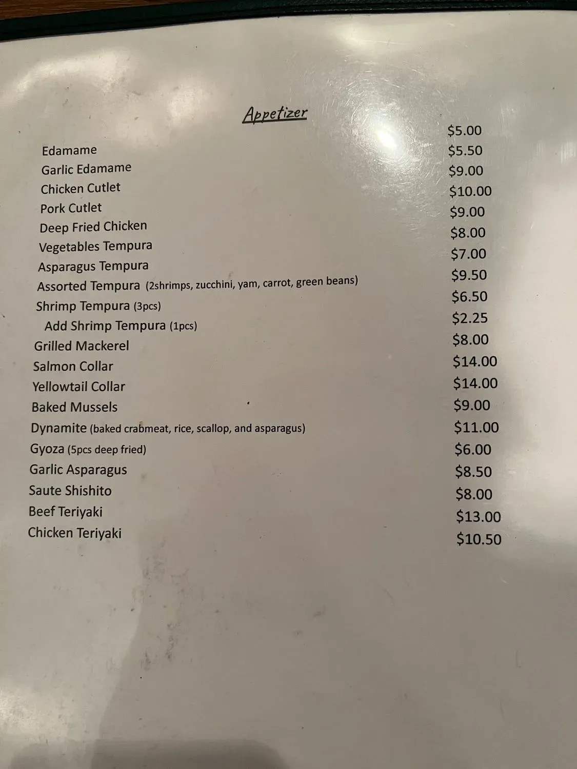 Menu 6