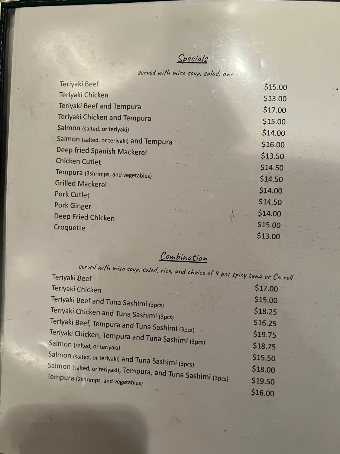 Menu 2