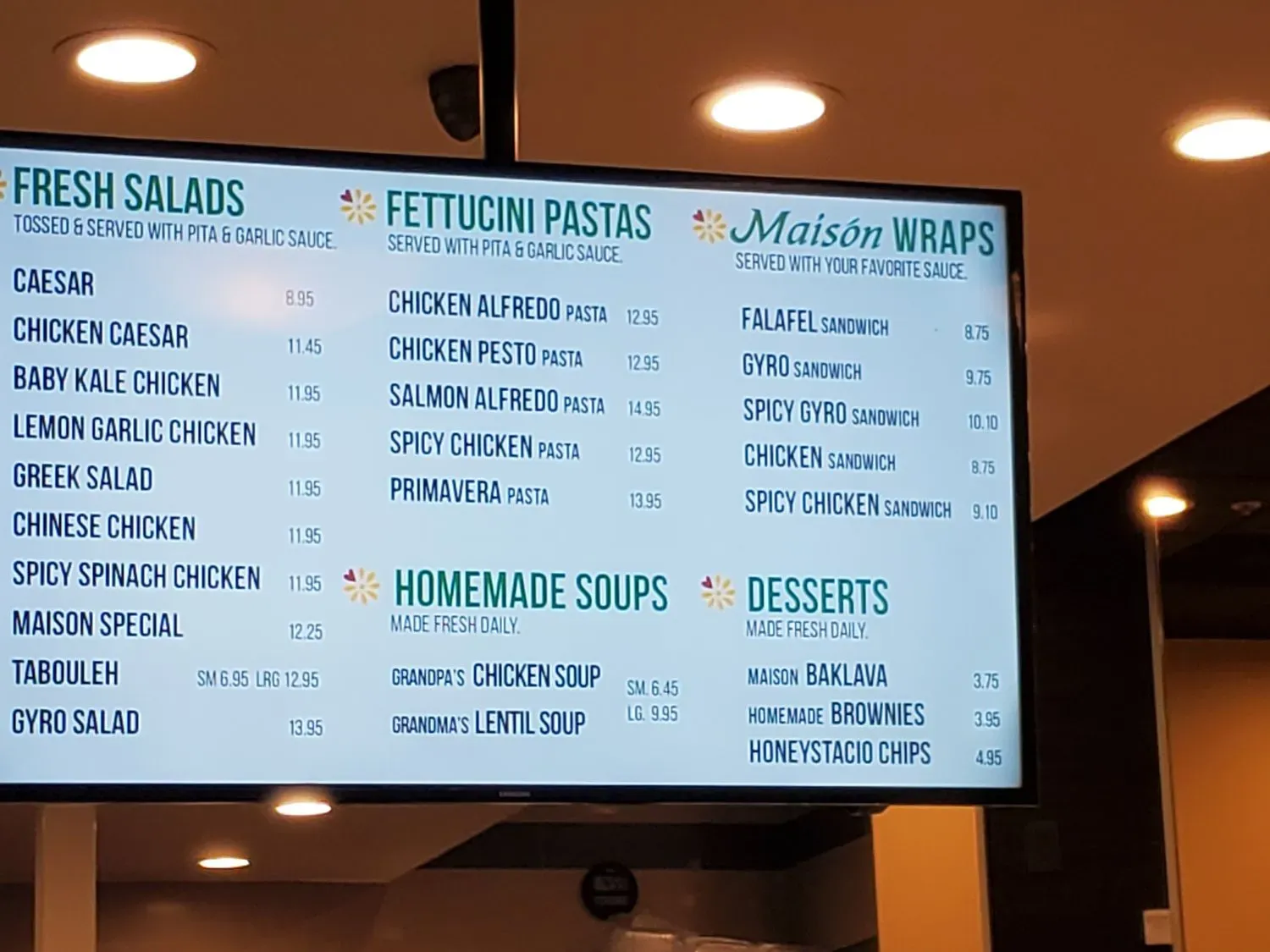 Menu 3