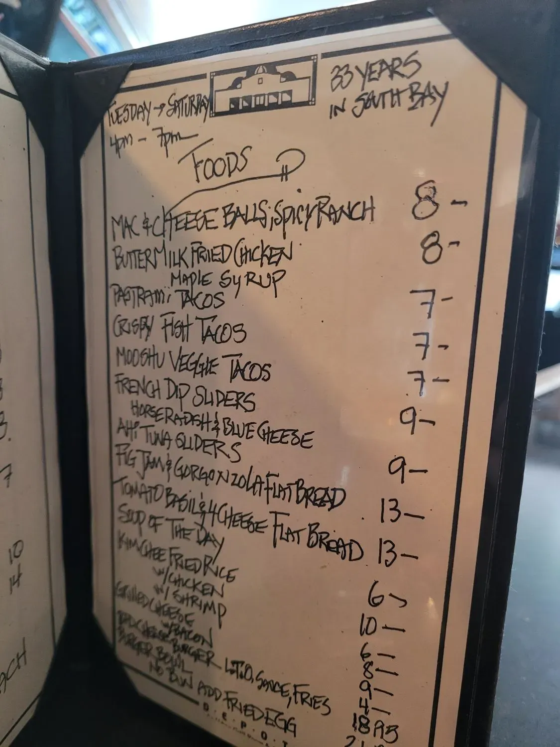 Menu 4