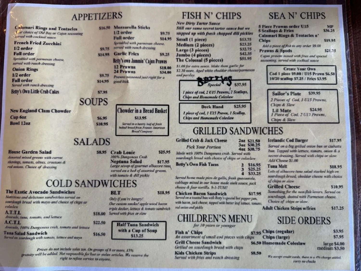 Menu 4