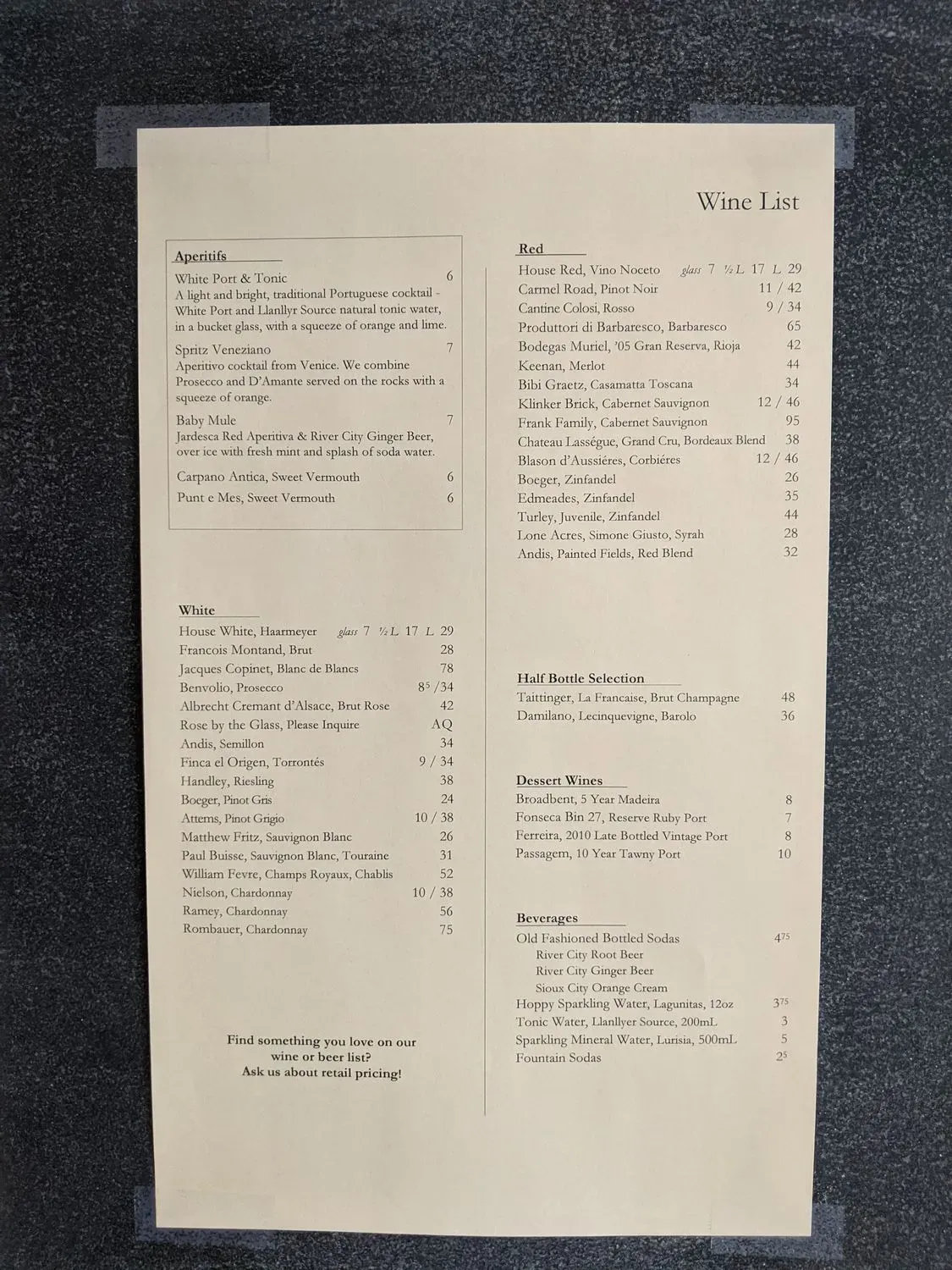 Menu 2