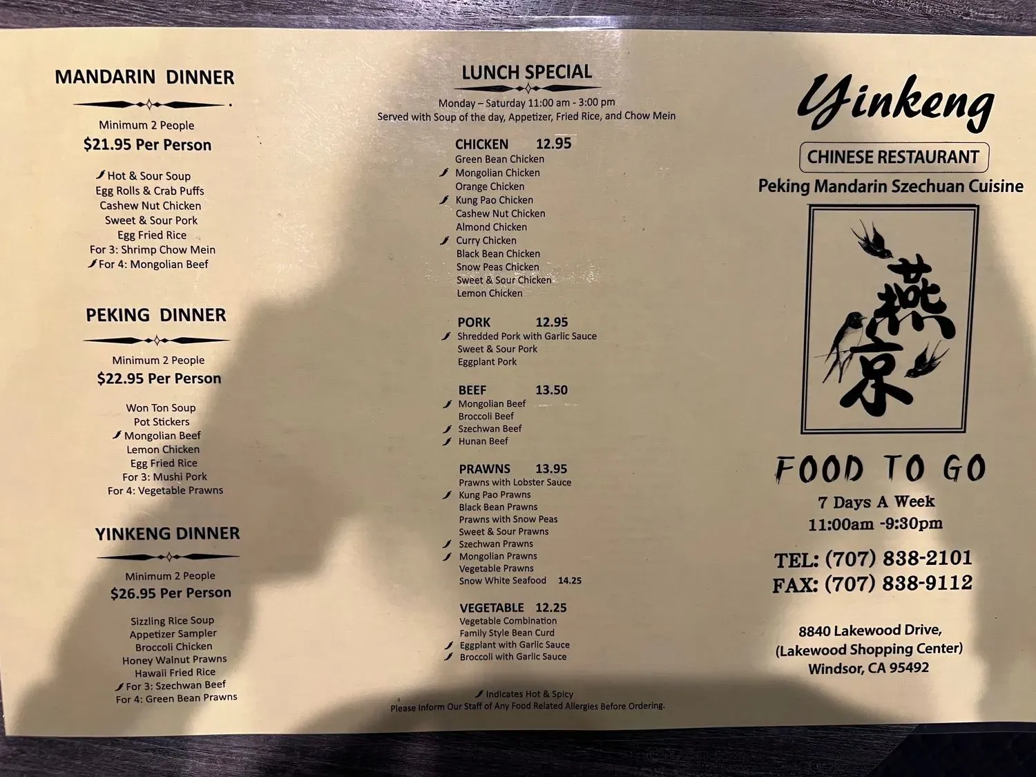 Menu 4